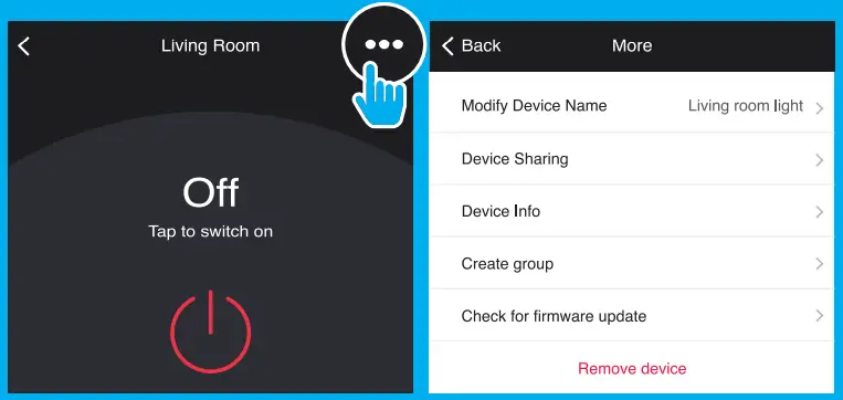 The bulb appears offline
