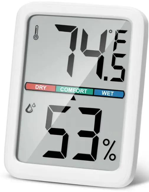 Thlevel 45CM LCD Temperature Humidity Meter Monitor