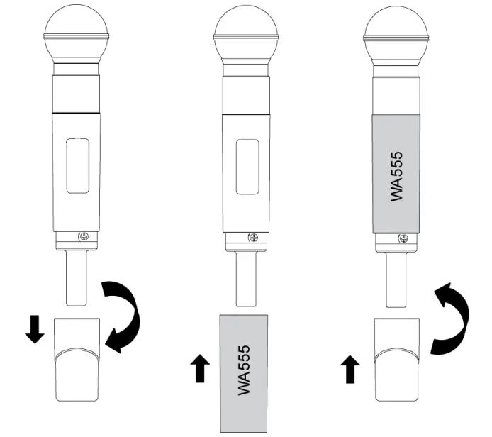 To install the WA555