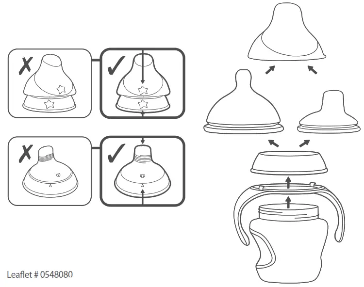 Tommee Tippee Transition Cup Leaflet