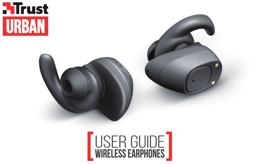 Trust URBAN Wireless Earphones #22161 User Guide