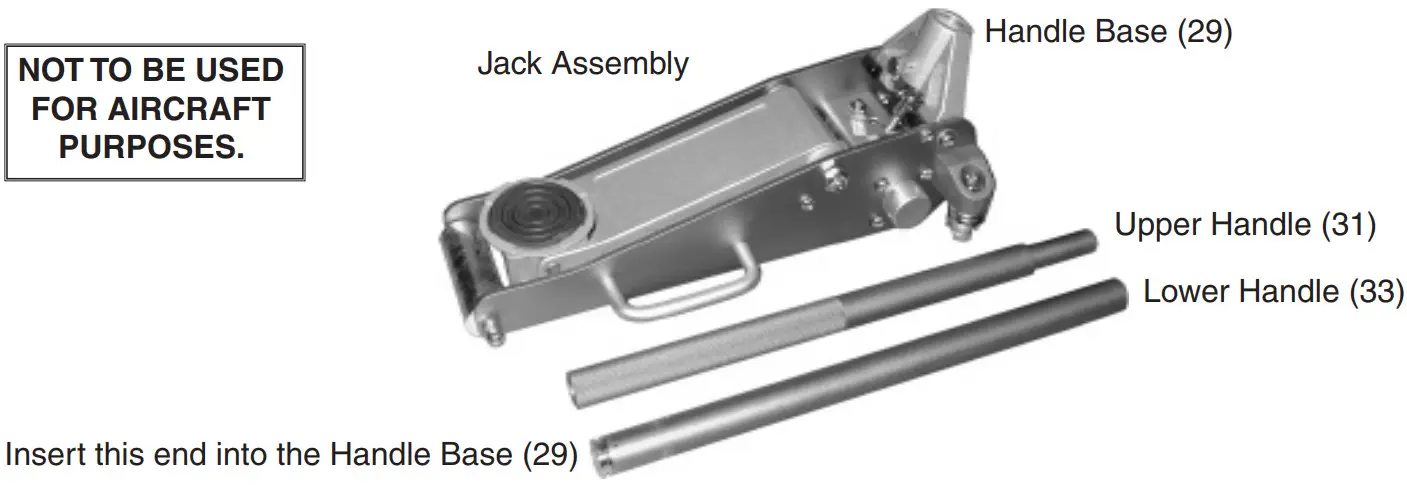 U S GENERAL 91039 3000 LBS Capacity Lightweight Aluminum Racing Jack - Unpacking