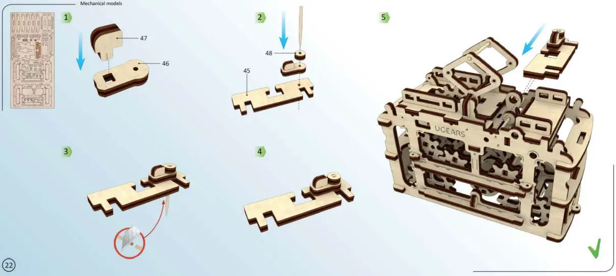 UGEARS-3D-Rails-Wooden-Train-Puzzle-Mechanical-Craft-Set-fig-23
