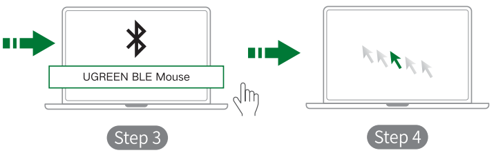 UGREEN MU101 Ergonomic Wireless Mouse - Figure 6