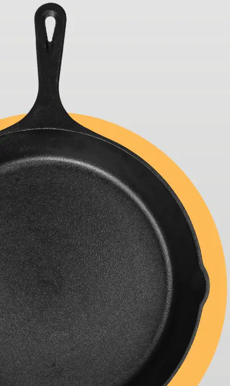 UTOPIA KITCHEN Saute Fry Pan Pre Seasoned Cast Iron Skillet - parts