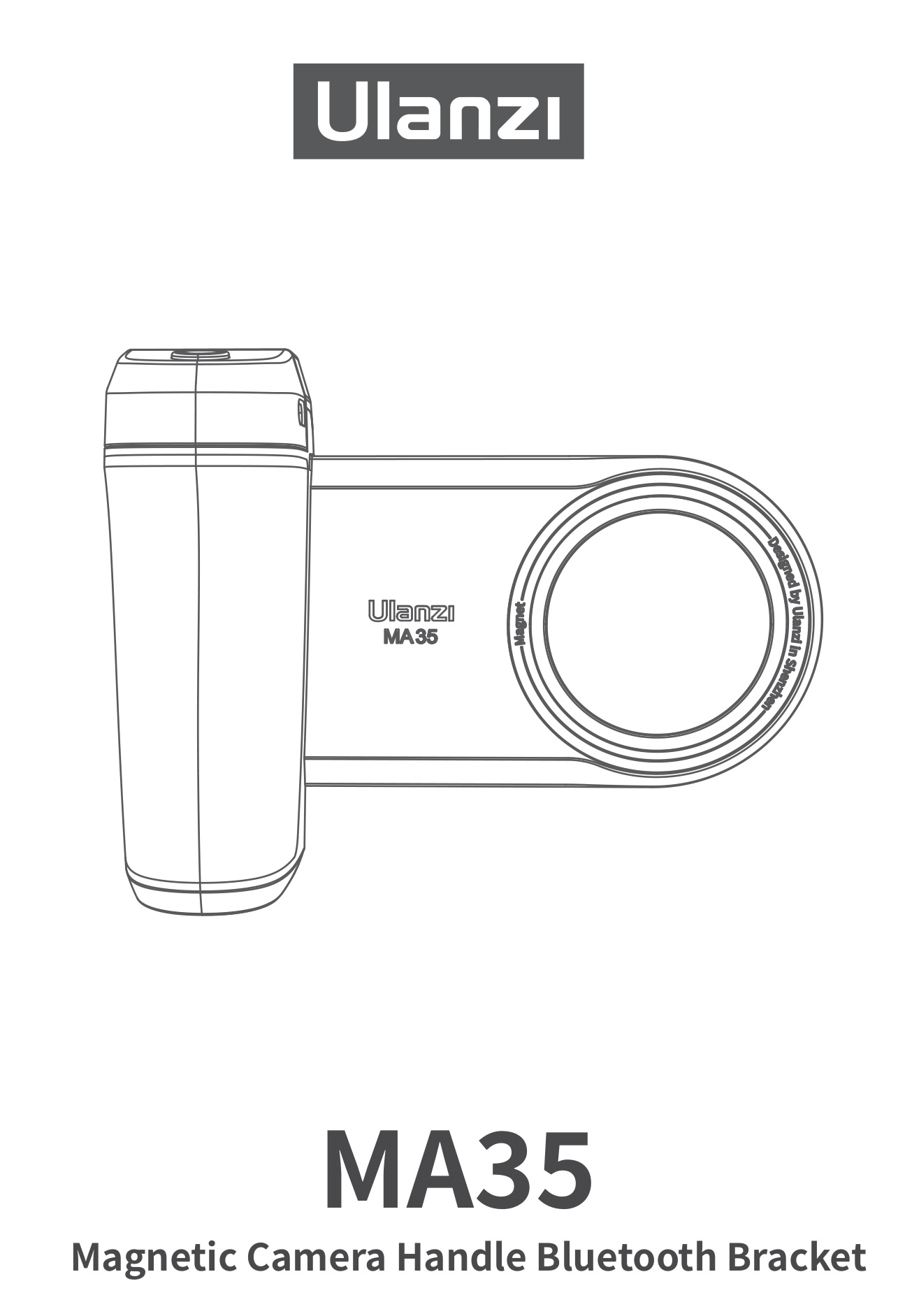 Ulanzi MA35 Magnetic Camera Handle Bluetooth Bracket User Manual