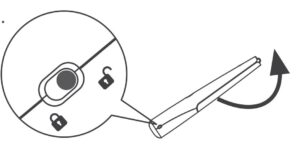 Unlock the children safety lock