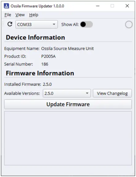 Updating Firmware Figure 1