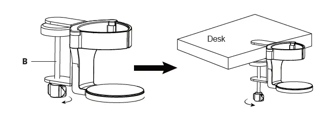 V I V O-MOUNT-CUP1-Clamp-on-Desk-Cup-Holder-fig- (6)