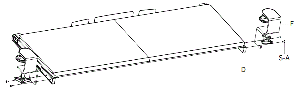 V I V O-MOUNT-KB05P-Clamp-on-Keyboard-Tray-with-RGB-Pad-fig-7