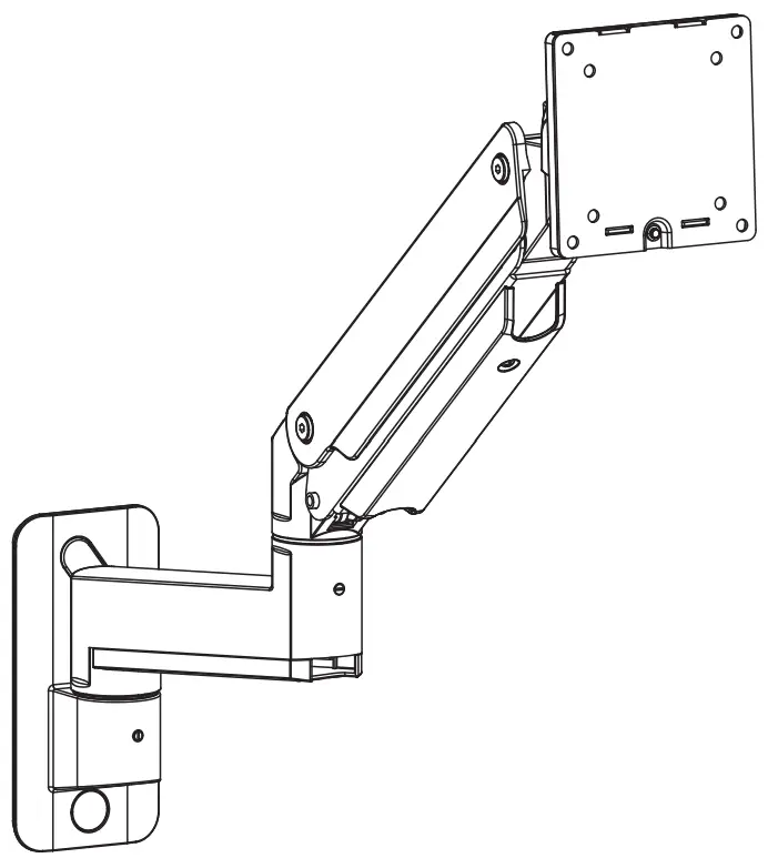 V I V O MOUNT-V101G1W Premium Aluminum Heavy Duty Monitor Arm 
