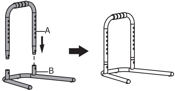 V I V O STAND FT01 Adjustable Foot Rest - Spring pins