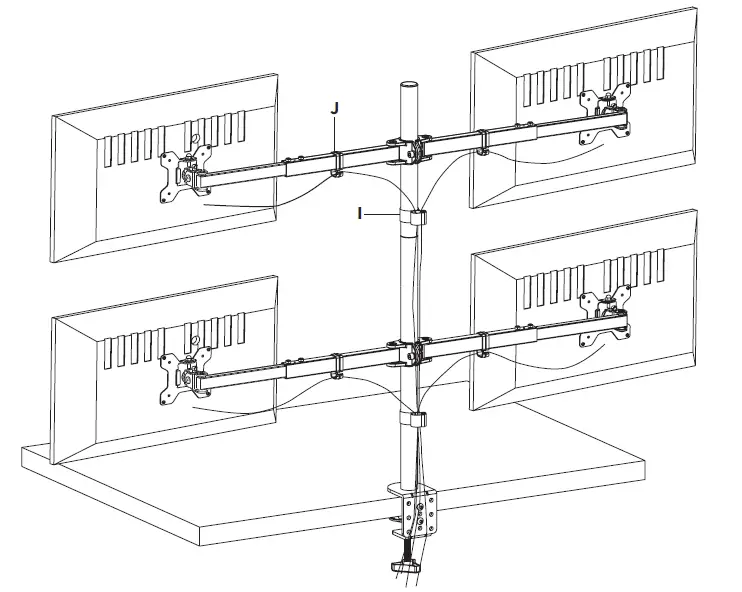 V-I-V-O-STAND-TS38C-4-Telescoping-Quad-Monitor-Desk-Mount-fig- (15)