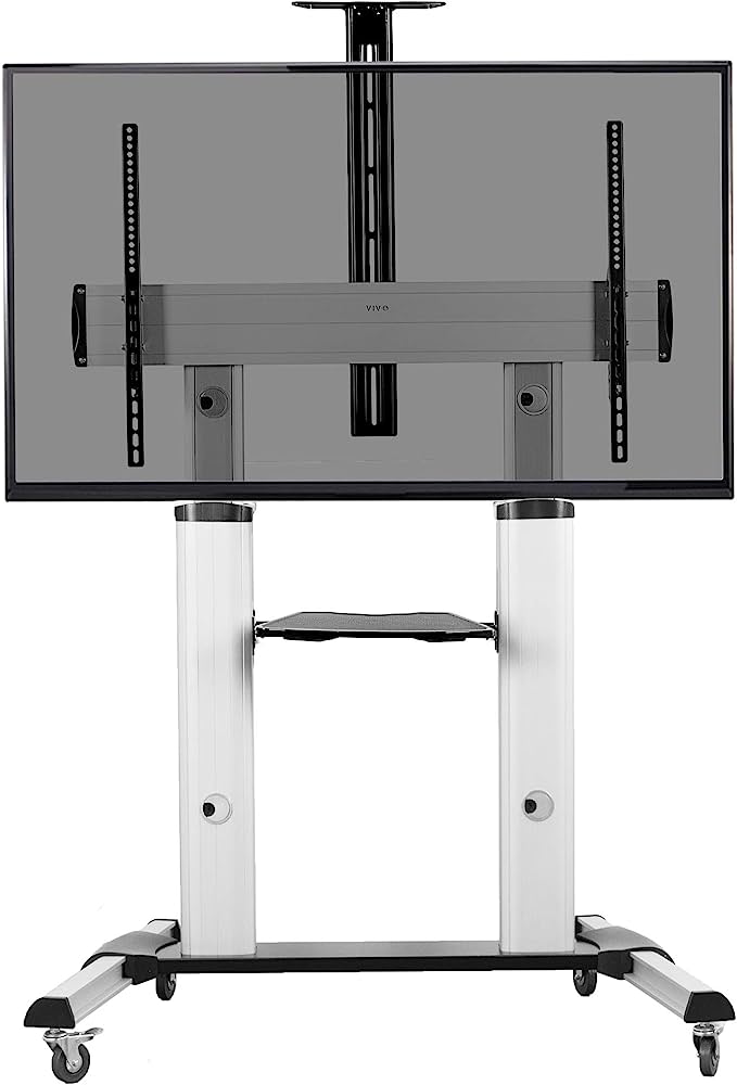 V I V O-STAND-TV22S-Silver-Mobile-TV-Cart-product