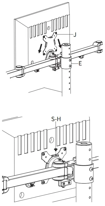 V I V O STAND-V103 Triple Monitor Desk Mount - fig 13