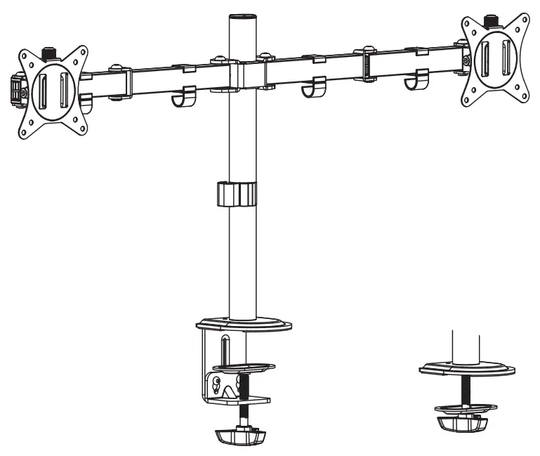 V SEVEN DM1GCD Clamp Mount for Monitor