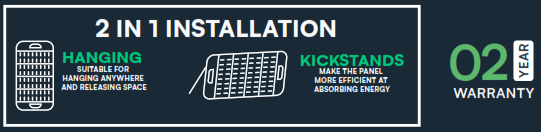 V-TAC 11566 160W Folding Solar Panels - icon