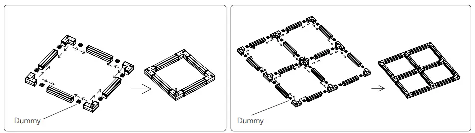 V TAC VT 4140 LED Linear Light - square