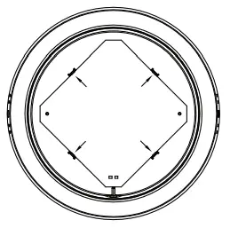 V TAC VT 60006 LED Backlit Surface Mounted Panel- diagram5