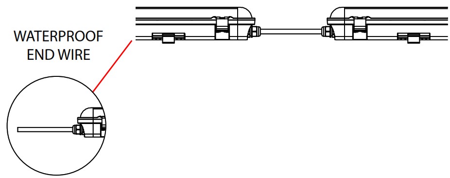 V TAC VT 60018 LED Ceiling Tube - MULTIPLE LINKABLE UNITS INSTALLATION INSTRUCTIONS 8