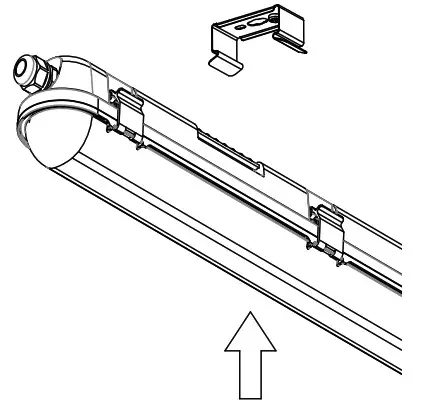 V TAC VT 60018 LED Ceiling Tube - SINGLE UNIT INSTALLATION INSTRUCTIONS 3