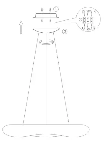 V-TAC VT-7605 Led Designer Surface Pendant fig-2
