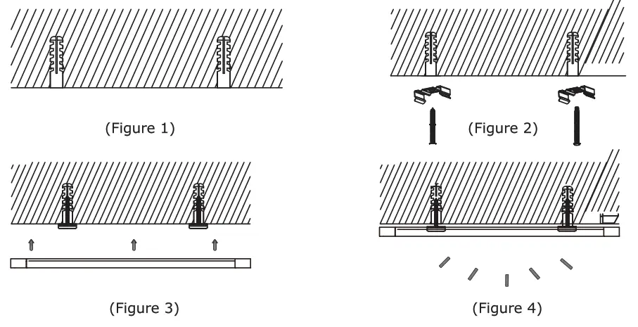 V-TAC VT-8315 LED Prismatic Fitting Light - DIAGRAM