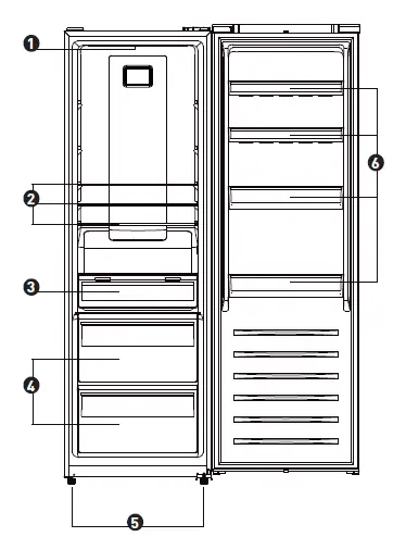 VALBERG 977617 Refrigerator Freezer fig-1