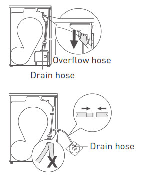 VALBERG FD W566C Heat Pump Dryer - Drain hose