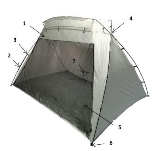VEVOR -0010 -Larger- Built -in -Floor -and -Mesh -Screen- Tent -Station- fig-10