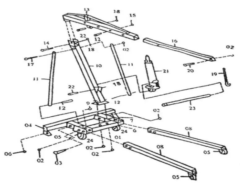 VEVOR-2T-Folding-Type-Hydraulic-Auto-Mobile-Engine-Hanging-Machine-fig-1