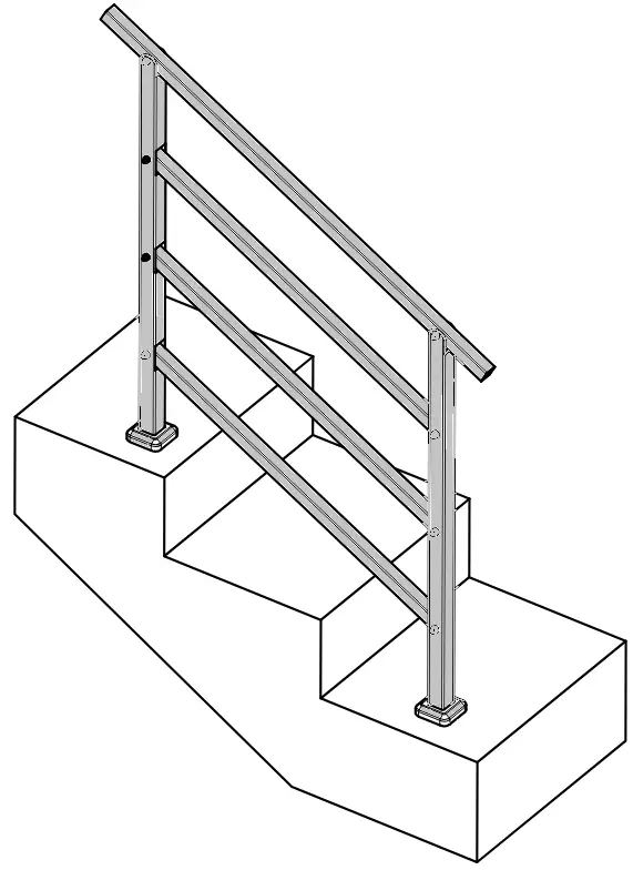VEVOR-B08ZXDQL3Y-3-Step-Railings-Staircase-Handrail-product