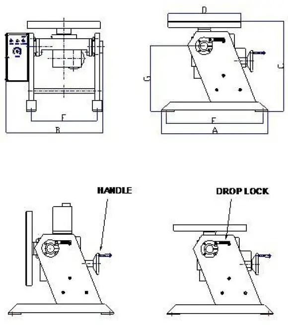 VEVOR HD-30 Rotary Welding Positioner-FIG-1