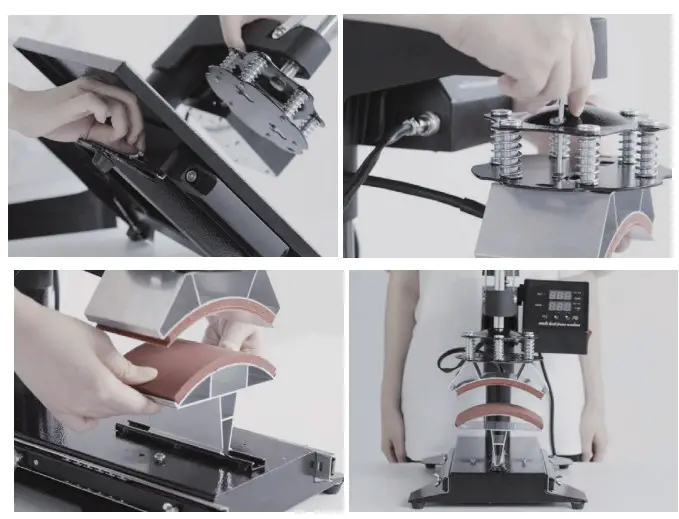 VEVOR V20221213 Heat Press Machine - Hat Attachment