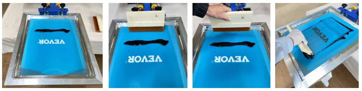VEVOR WB 1410110 2 Screen Printing Kit - Finished work
