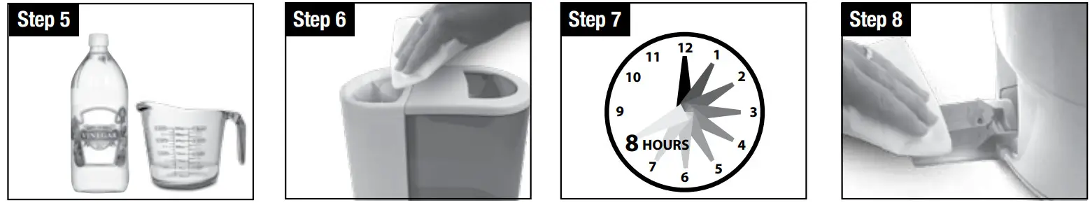 VICKS V750 Series WarmMist Humidifier - Setting Up 10