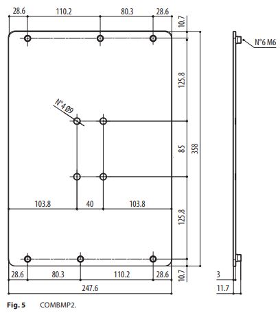 VIDEOTEC-COMBMP2-Plate-for-Assembly-of-COMB-fig-5