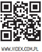 VIDEX VLF A105RH LED Rechargeable Flashlight - QR Code