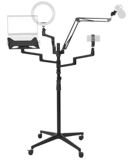 VIVO-STAND-LIVE1M-Mobile-All-In-One-Livestream-Multi-Mount-Floor-Stand-product