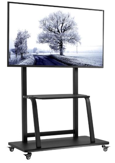 VIVO-STAND-TV100C-Black-Heavy-Duty-Mobile-TV-Cart-product