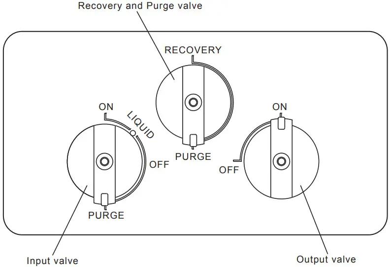 VIVOHOME VH1120 Refrigerant Recovery Machine - Self-purge Method