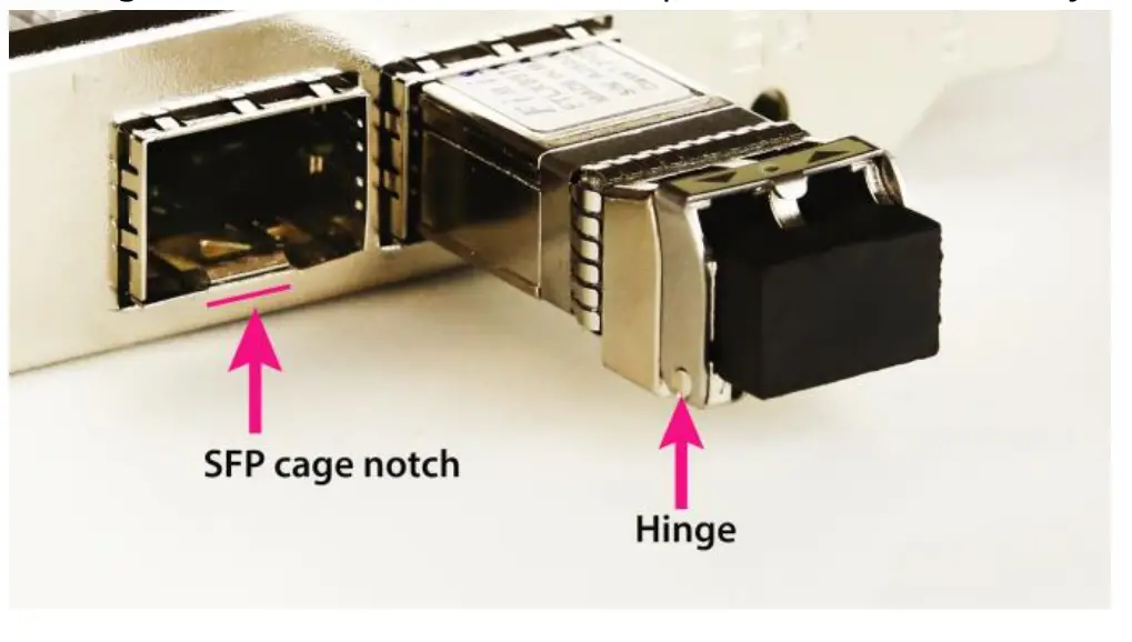 Installing the SFP Transceiver Module