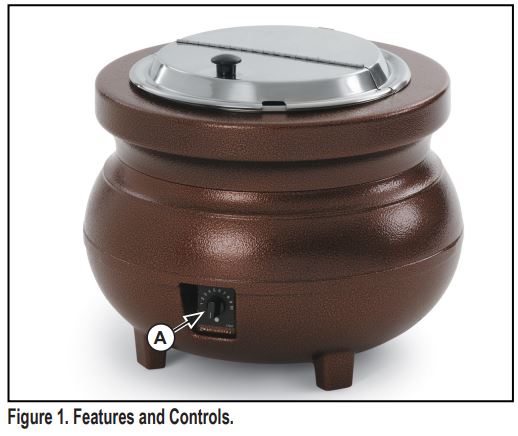 VOLLRATH 1776-11 Cayenne Colonial Kettle Warmers and Rethermalizers Instruction Manual - Figure 1