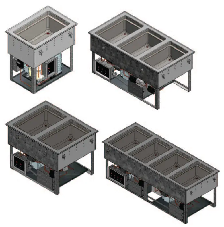 VOLLRATH FC-6HC-01120-AD Hot Cold Food Well Unit