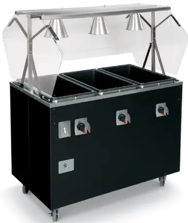 VOLLRATH T389 Series Affordable Portable Hot Food Station Deluxe