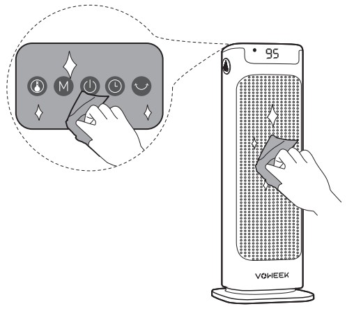 VOWEEK VW-HT02 Space Heater - fig