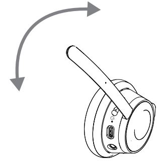 VSEVEN HB650S Wireless Stereo Headset Installation Guide - Lift-to-Mute