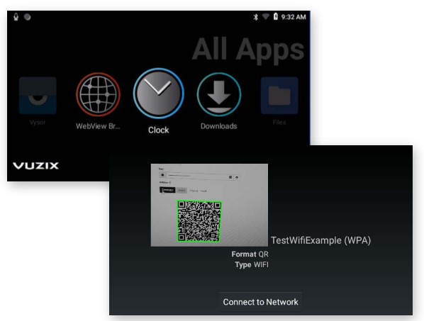 VUZIX M400 Smart Glasses System - QR code