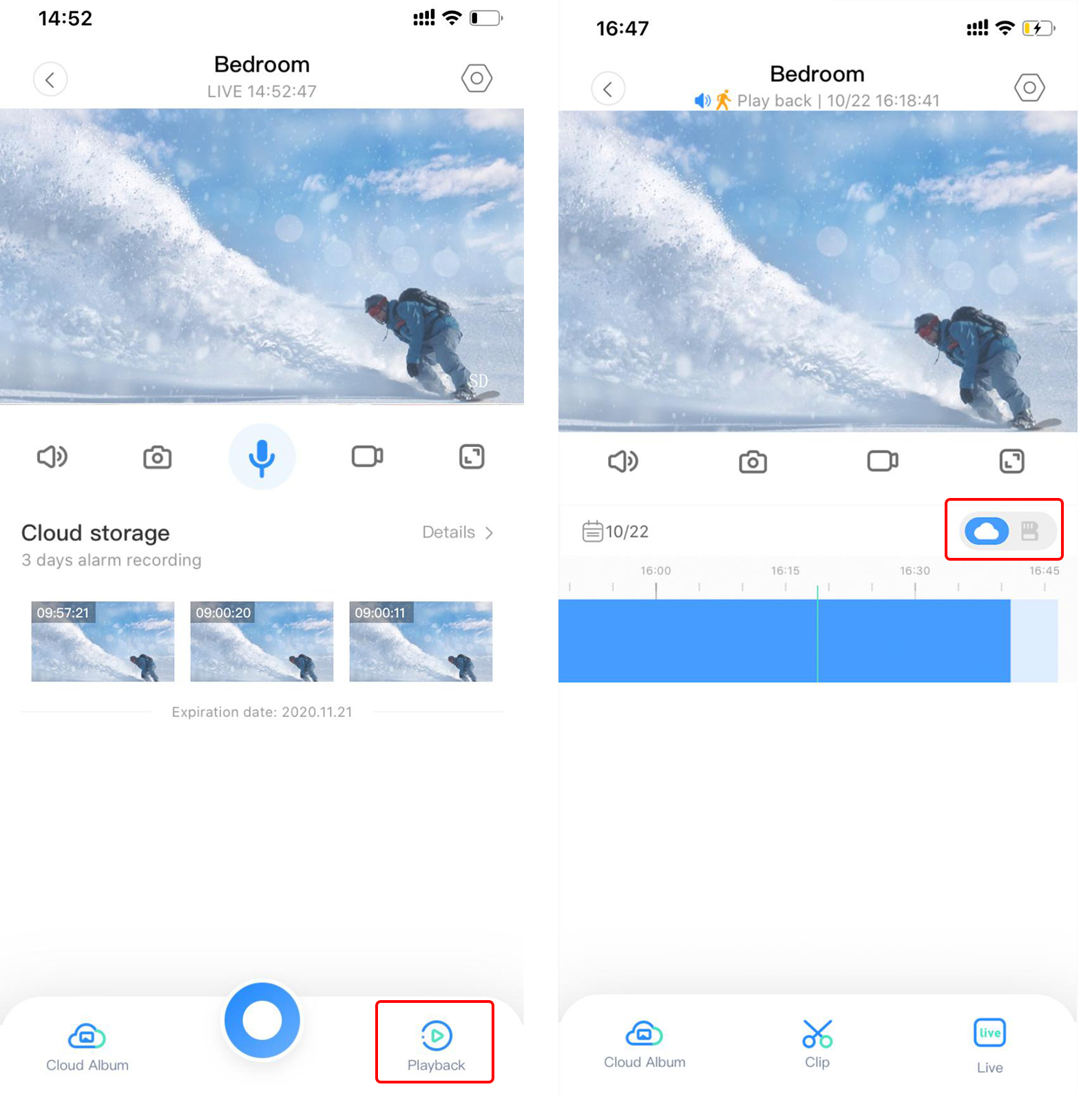 Video playback