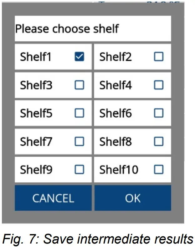 W HLER A 450 Flue Gas Analysis App - Save intermediate results